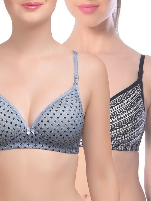 set of 2 multi colored bras - 14580091 - Very Small Image - 1