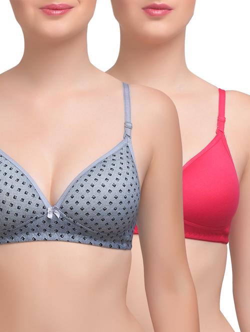 set of 2 multi colored bras - 14580098 - Very Small Image - 1