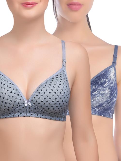 set of 2 multi colored bras - 14580109 - Very Small Image - 1