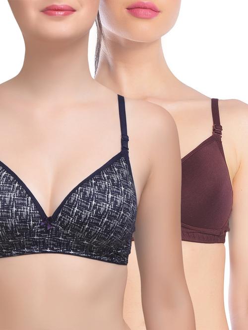 set of 2 multi colored bras - 14580132 - Very Small Image - 1