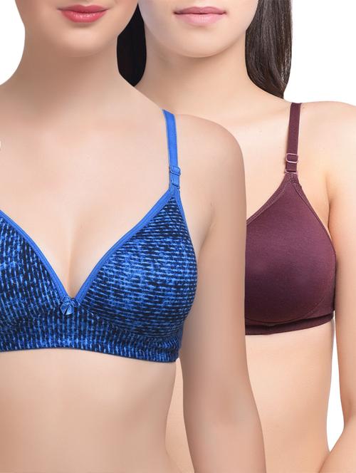 set of 2 multi colored bras - 14580174 - Very Small Image - 1