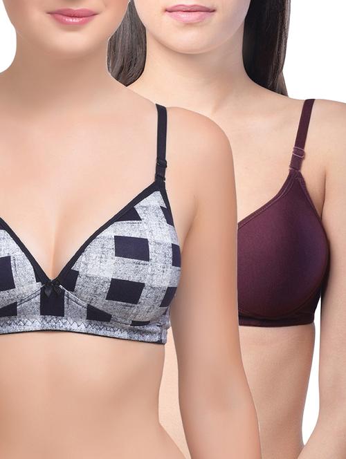set of 2 multi colored bras - 14580232 - Very Small Image - 1