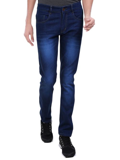 blue denim washed jeans - 14580322 - Very Small Image - 1