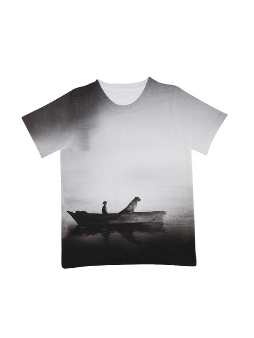 round neck graphic print t-shirt - 14581655 - Very Small Image - 1