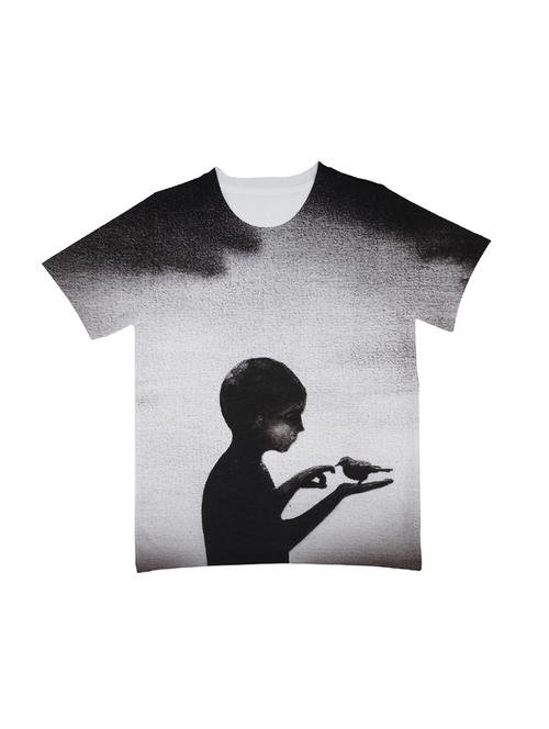 round neck graphic print t-shirt - 14581661 - Very Small Image - 1