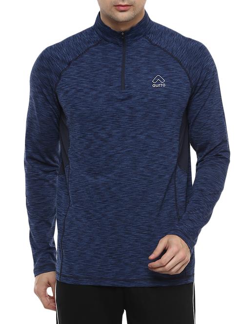 navy blue polyester raglan t-shirt - 14582490 - Very Small Image - 1