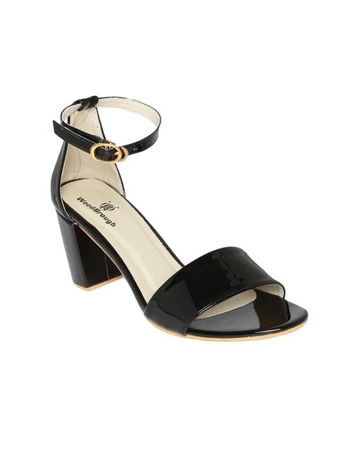 black pu closed back sandals - 14583921 - Very Small Image - 1