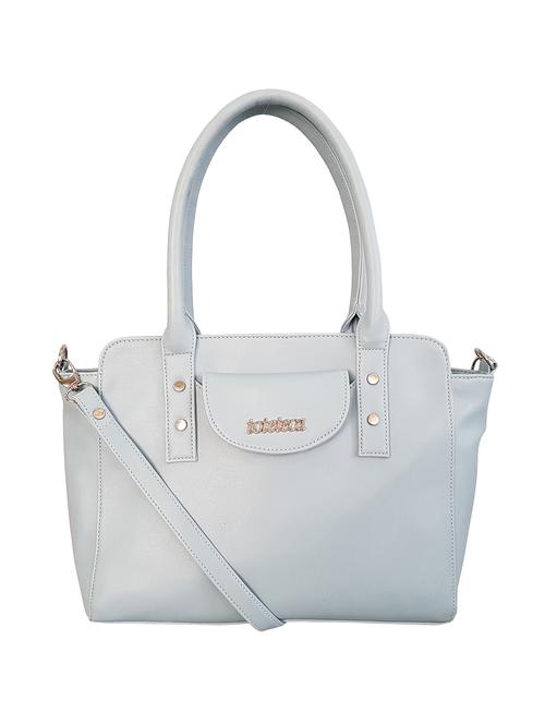 blue leatherette regular handbag - 14585400 - Very Small Image - 1