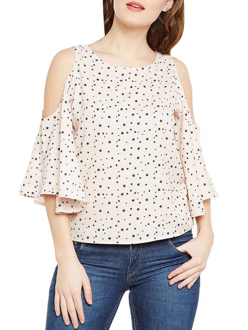 cream printed top - 14586257 - Very Small Image - 1