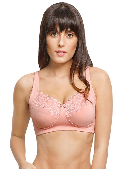 pink cotton bra - 14586293 - Very Small Image - 1
