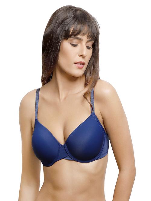 blue nylon tshirt bra - 14586332 - Very Small Image - 1