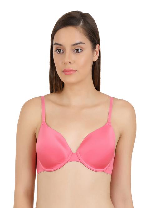 lightly padded solid plunge bra - 14586370 - Very Small Image - 1