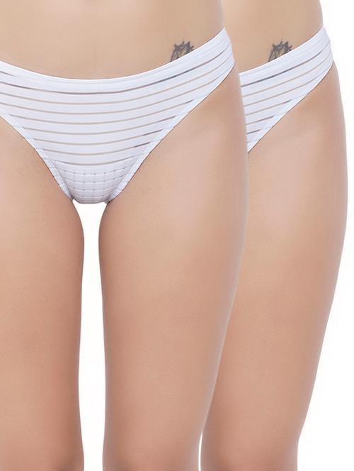 set of 2 white colored panty - 14588973 - Very Small Image - 1