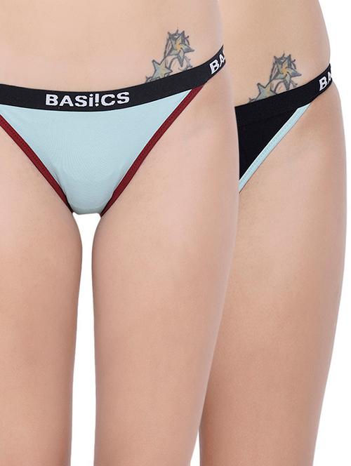 set of 2 multi colored panty - 14589009 - Very Small Image - 1