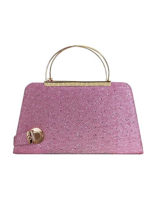 pink leatherette clutch - 14595948 - Very Small Image - 1