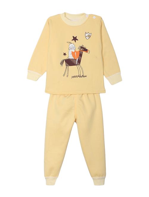 yellow cotton blend nightwear - 14596009 - Very Small Image - 1