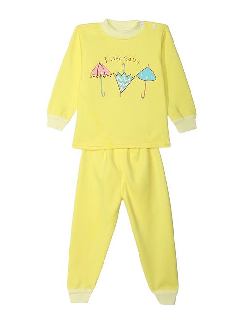 yellow cotton blend nightwear - 14596010 - Very Small Image - 1