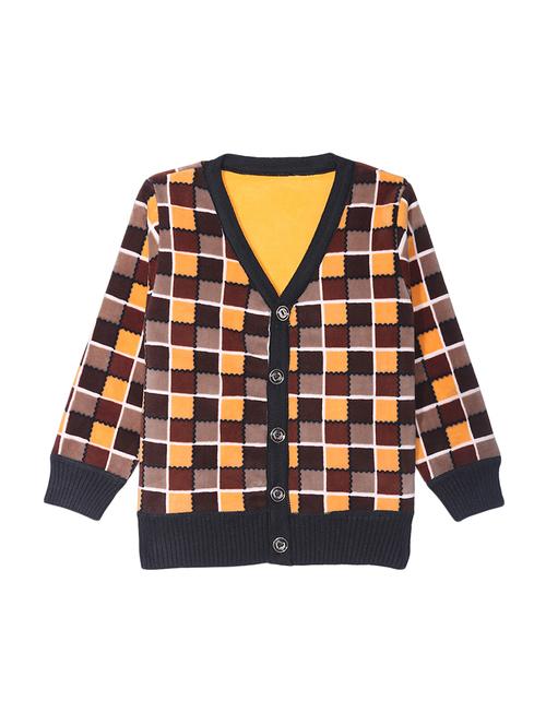 yellow fleece cardigan - 14596038 - Very Small Image - 1