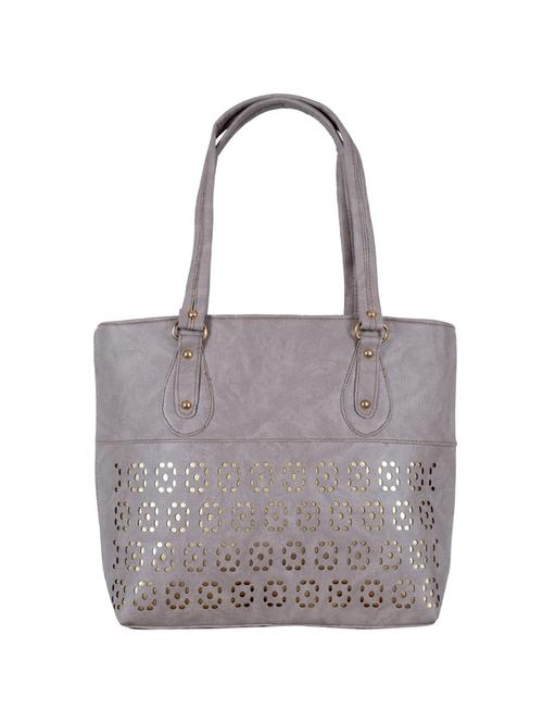 grey leatherette handbag - 14596092 - Very Small Image - 1