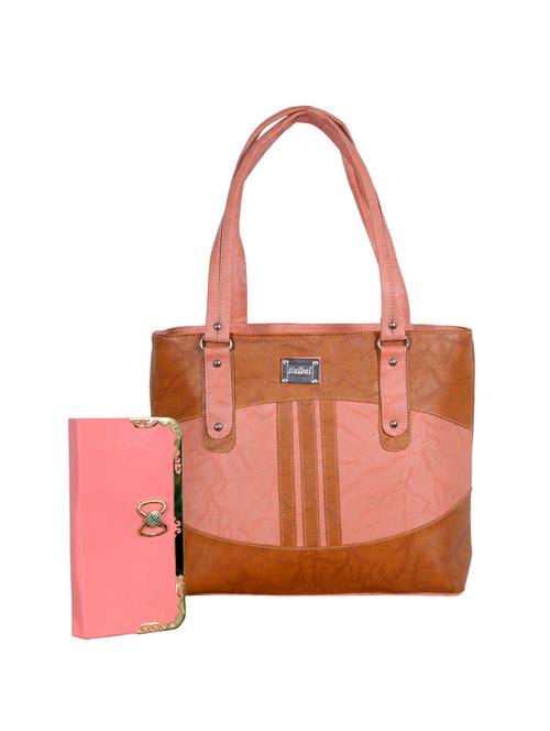 tan leatherette handbag - 14596097 - Very Small Image - 1