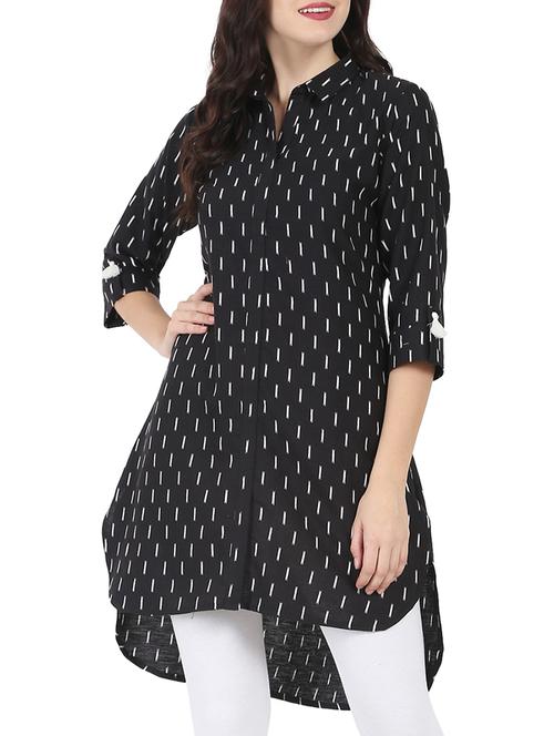 high-low printed kurta - 14597128 - Very Small Image - 1