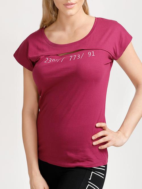 purple cotton casual top - 14598302 - Very Small Image - 1