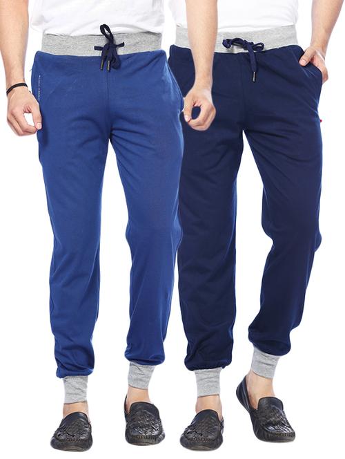 blue cotton jogger (set of 2) - 14598449 - Very Small Image - 1