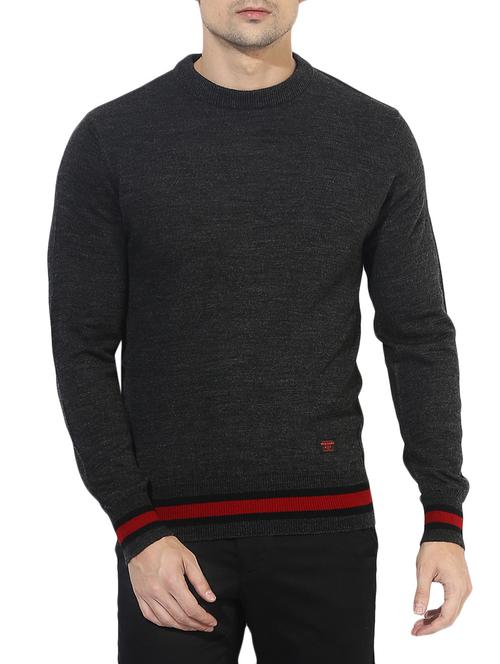 black polyester pullover - 14599190 - Very Small Image - 1