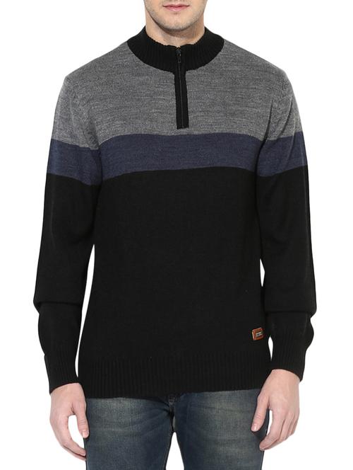 black polyester pullover - 14599192 - Very Small Image - 1