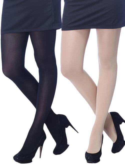 set of 2 multi colored stocking - 14599907 - Very Small Image - 1