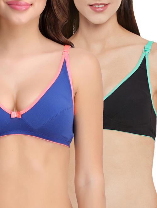 set of 2 bow patch bra - 14600888 - Very Small Image - 1