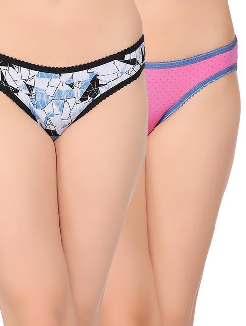 set of 2 multi colored panty - 14600964 - Very Small Image - 1