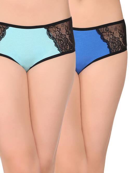 set of 2 multi colored hipster panty - 14600972 - Very Small Image - 1