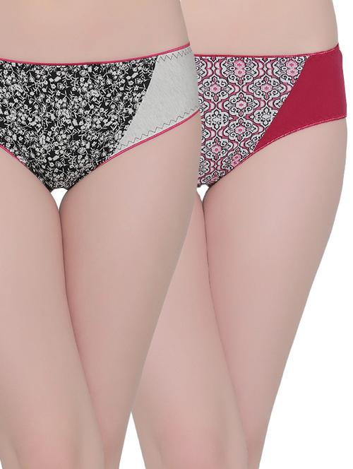 set of 2 multi colored hipster panty - 14600980 - Very Small Image - 1