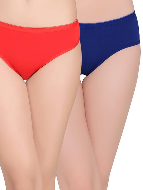 set of 2 multi colored cotton panty - 14600983 - Very Small Image - 1