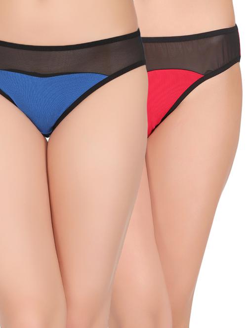 set of 2 multi colored bikini panty - 14600990 - Very Small Image - 1