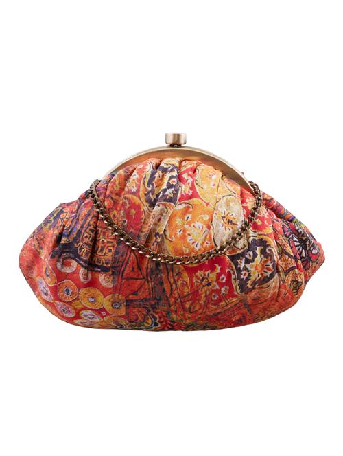 multi colored satin quirky clutch - 14601597 - Very Small Image - 1