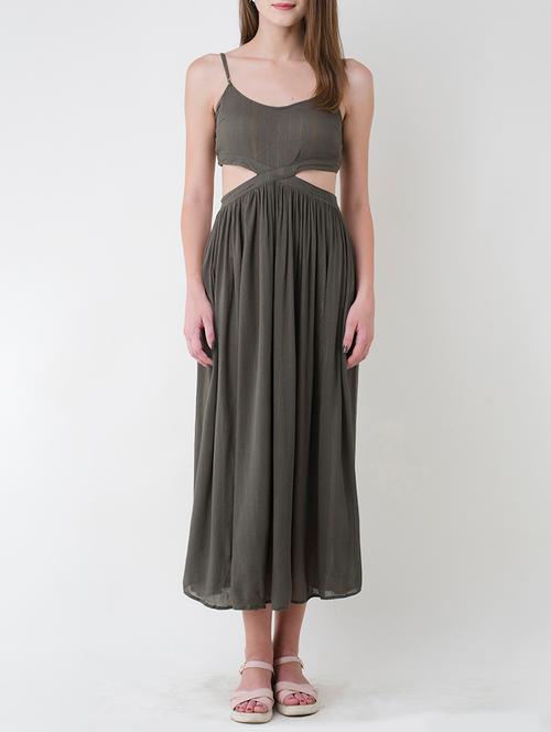 olive maxi dress - 14603004 - Very Small Image - 1