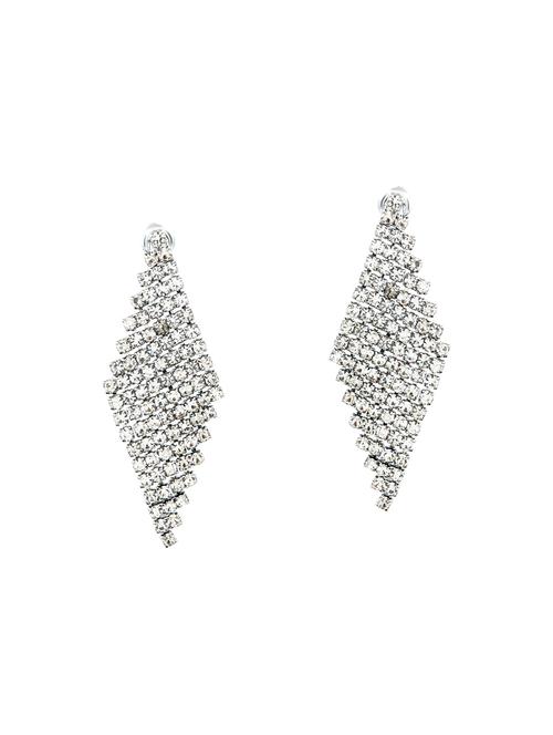 gold crystal drop earrings - 14604562 - Very Small Image - 1