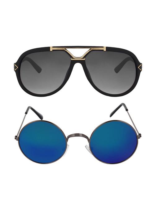 zyaden combo of 2 full rim sunglasses - 14608291 - Very Small Image - 1
