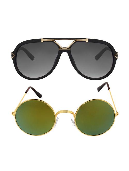zyaden combo of 2 full rim sunglasses - 14608296 - Very Small Image - 1