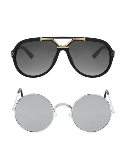 zyaden combo of 2 full rim sunglasses - 14608298 - Very Small Image - 1