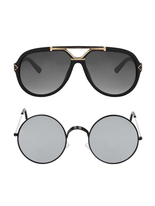 zyaden combo of 2 full rim sunglasses - 14608299 - Very Small Image - 1