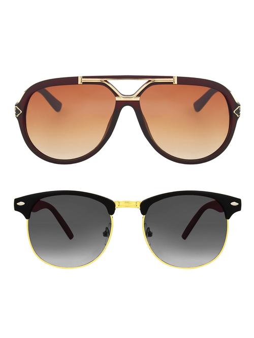 zyaden combo of 2 full rim sunglasses - 14608309 - Very Small Image - 1
