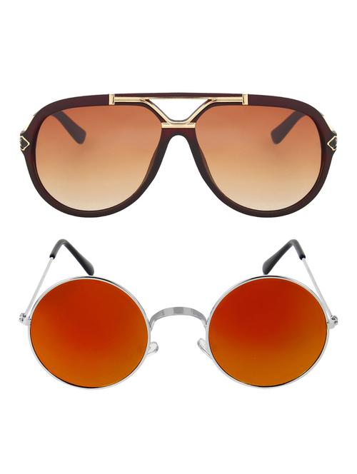 zyaden combo of 2 full rim sunglasses - 14608312 - Very Small Image - 1