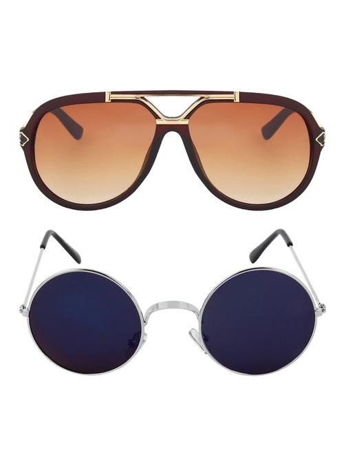 zyaden combo of 2 full rim sunglasses - 14608314 - Very Small Image - 1