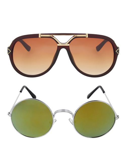 zyaden combo of 2 full rim sunglasses - 14608317 - Very Small Image - 1