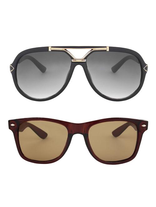 zyaden combo of 2 full rim sunglasses - 14608327 - Very Small Image - 1