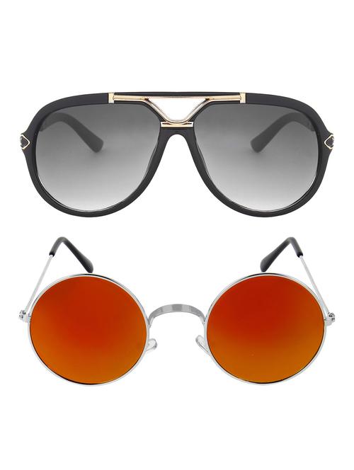 zyaden combo of 2 full rim sunglasses - 14608332 - Very Small Image - 1