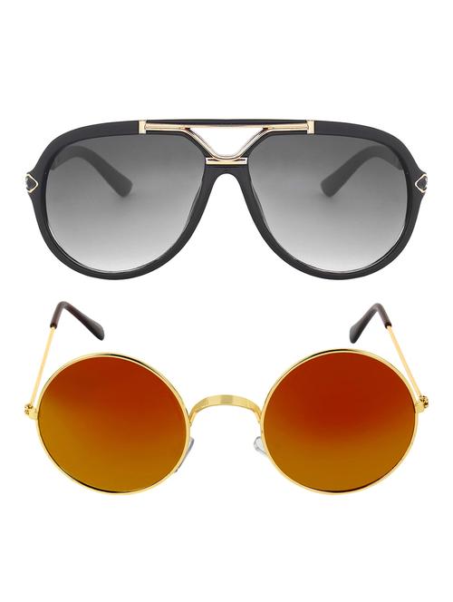zyaden combo of 2 full rim sunglasses - 14608333 - Very Small Image - 1
